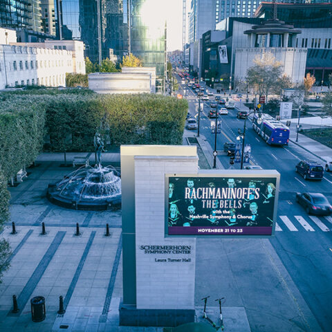 Schermerhorn Symphony Center Marquee Sign – Nashville, Tennessee