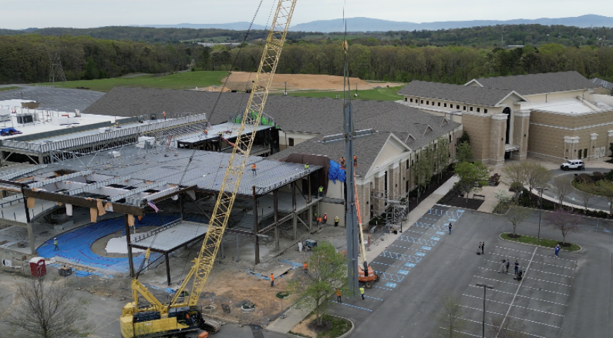 First Baptist Church Cleveland Cross Installation